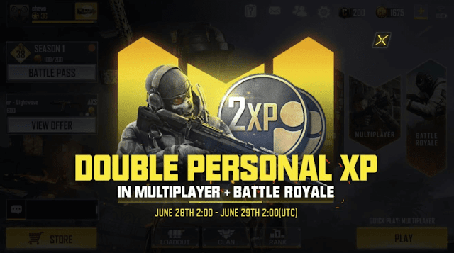 Call of Duty Mobile is Getting A 'Double Personal XP' 